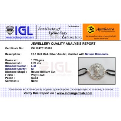 Tirupati Balaji Border Diamond Bracelet  16 MM